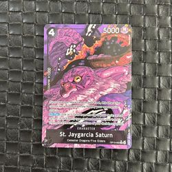 St. Jaygarcia Saturn One Piece Rare
