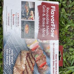 Reusable Mesh Grill Bake Mats 3 Pack