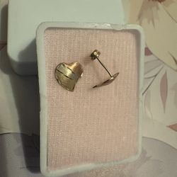 Gold Earrings 10k / Aretes De Oro 10k