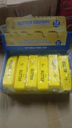 Butter Squishy Toys 12-Pack Display Box