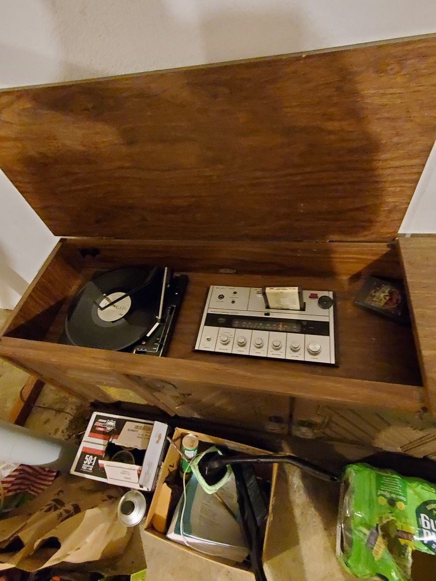 Antique recorder player console