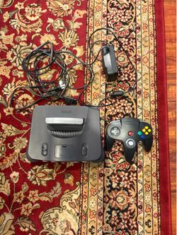 Nintendo 64 with game,controller,av and power chords