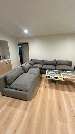 Crate & barrel sofa sectional