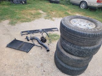 Tires and Nissan truck parts