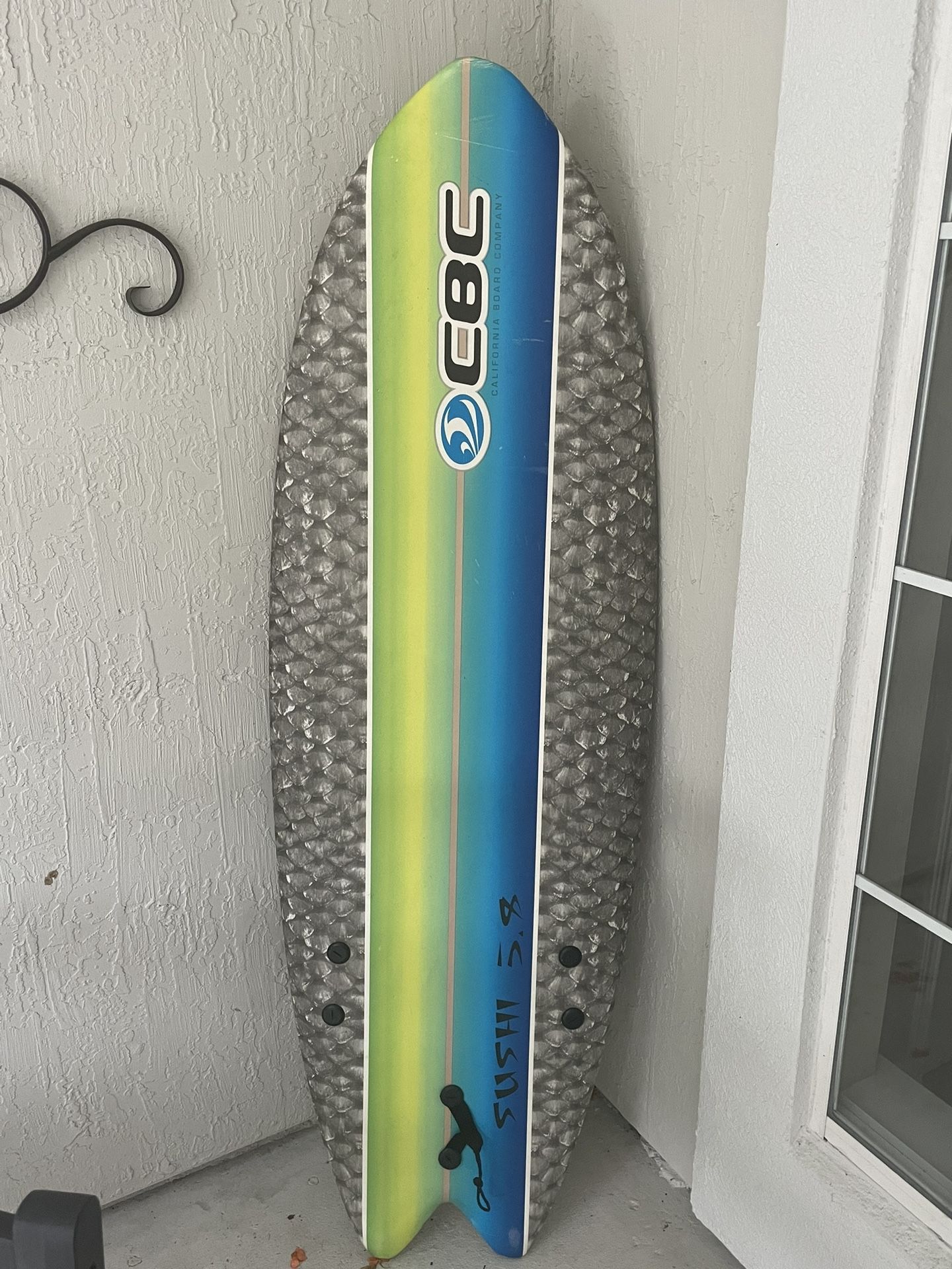 CBC California Board Company 5.8 Sushi Foam Surfboard Soft Top