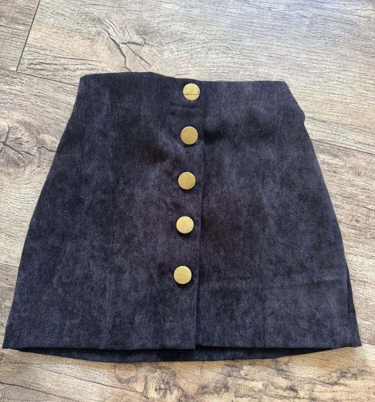Skirt With Gold Buttons