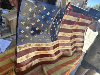 Hand Crafted American Flag