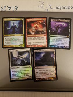 Magic the gathering rare,mythic foils, herald of war, furyborn hellkite, disciple of bolas