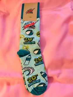 Mountain Dew socks new