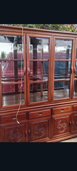 BitRina antikis madera con guada dor abajo y 4 cajoneras cristal frontal madera oferta