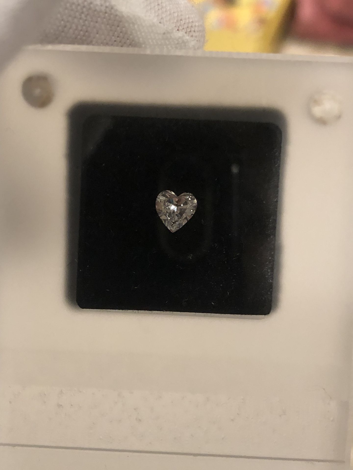 Heart Shaped Lab Grown Diamond-VS (with out diamond report)