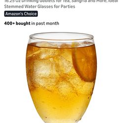 Goblet Glasses  12 in the box