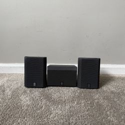 Yamaha Home Theater Surround Satellite Speakers with Center Channel Speaker