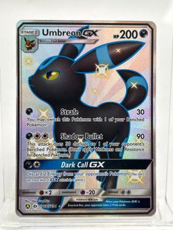 Pokémon TCG Hidden Fates Umbreon Gx SV69 Holo English