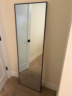 Black Floor Length Mirror
