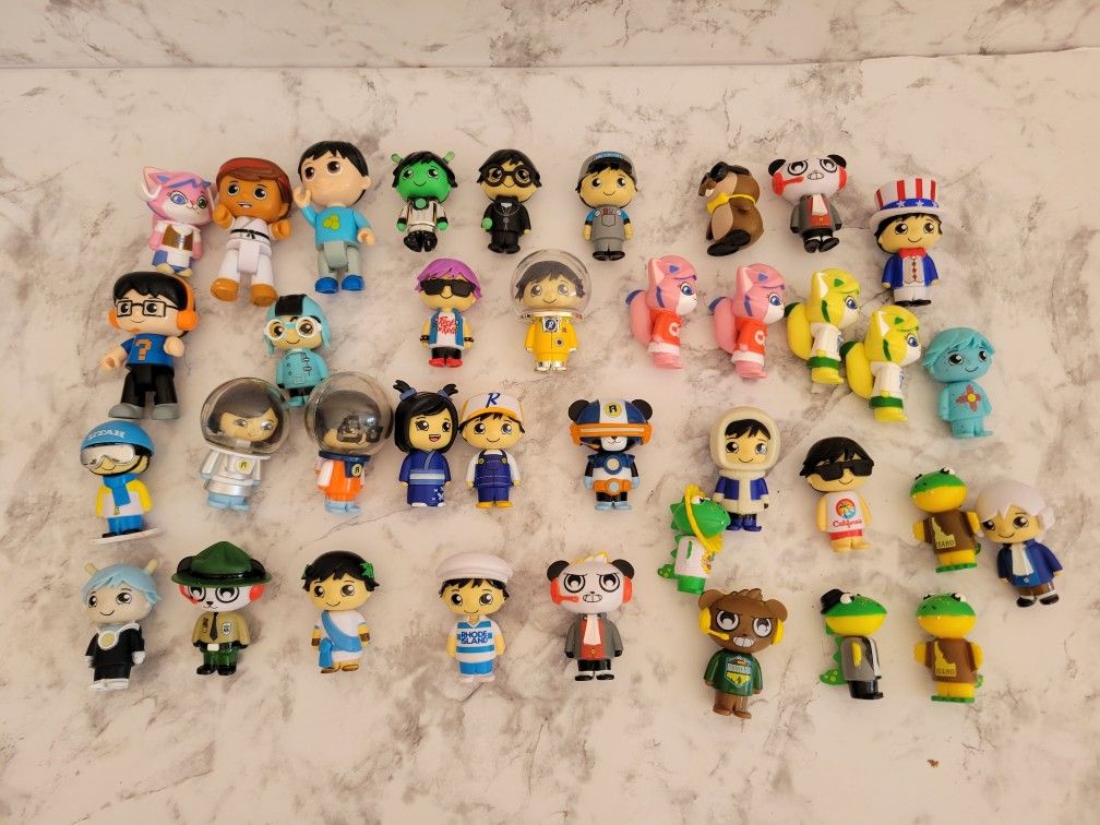 Ryans World Figures Huge Lot of Toys 70+ Pieces 