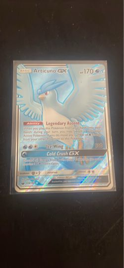 Articuno GX Full Art Pokémon Card 154/168