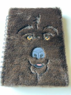 disneyland fur covered journal