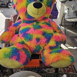 Giant Rainbow Teddy Bear