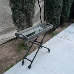 Drink Tray On Wheels! 
