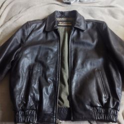 Columbia Insulated Leather Jacket Large