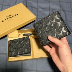 Coach Boxed 3 In 1 Wallet Gift Set