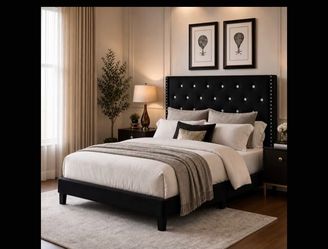 NEW FULL QUEEN KING SIZE BED WITH MATTRESS AND FREE DELIVERY PAY ON ARRIVAL