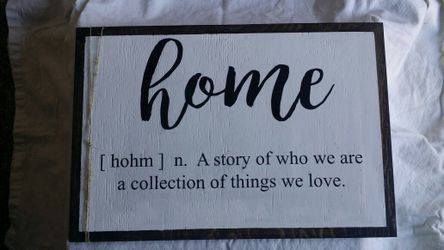 Wood signs