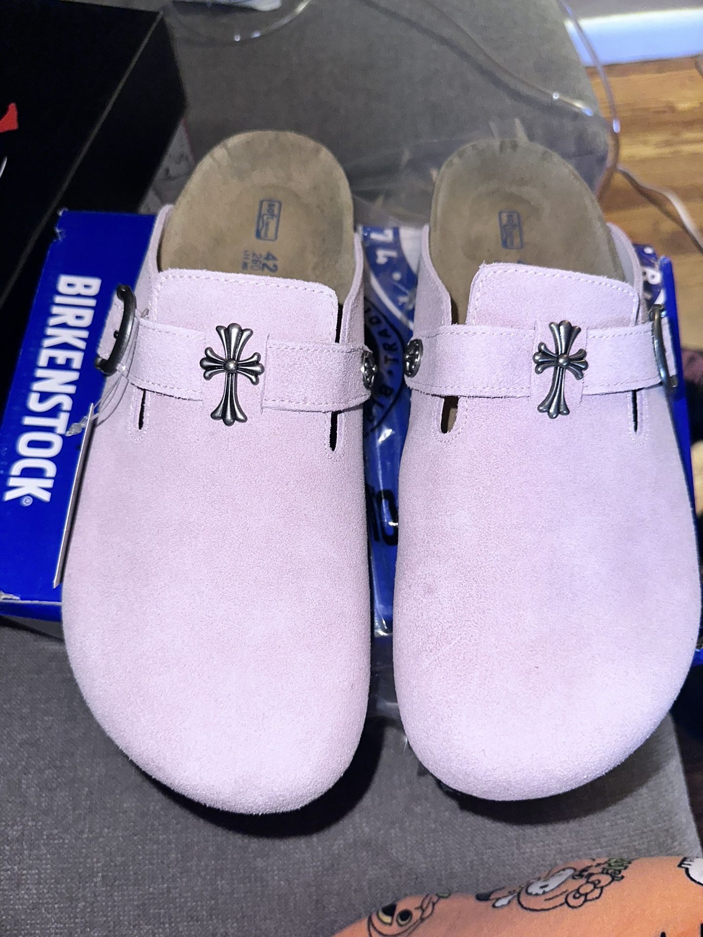 Birkenstock x Chrome heart Clogs