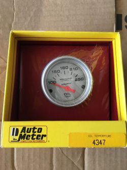 Auto Meter 4347 Ultra-Lite Oil Temp Gauge