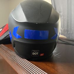 Used Motorcycle Helmet With Backpack 
