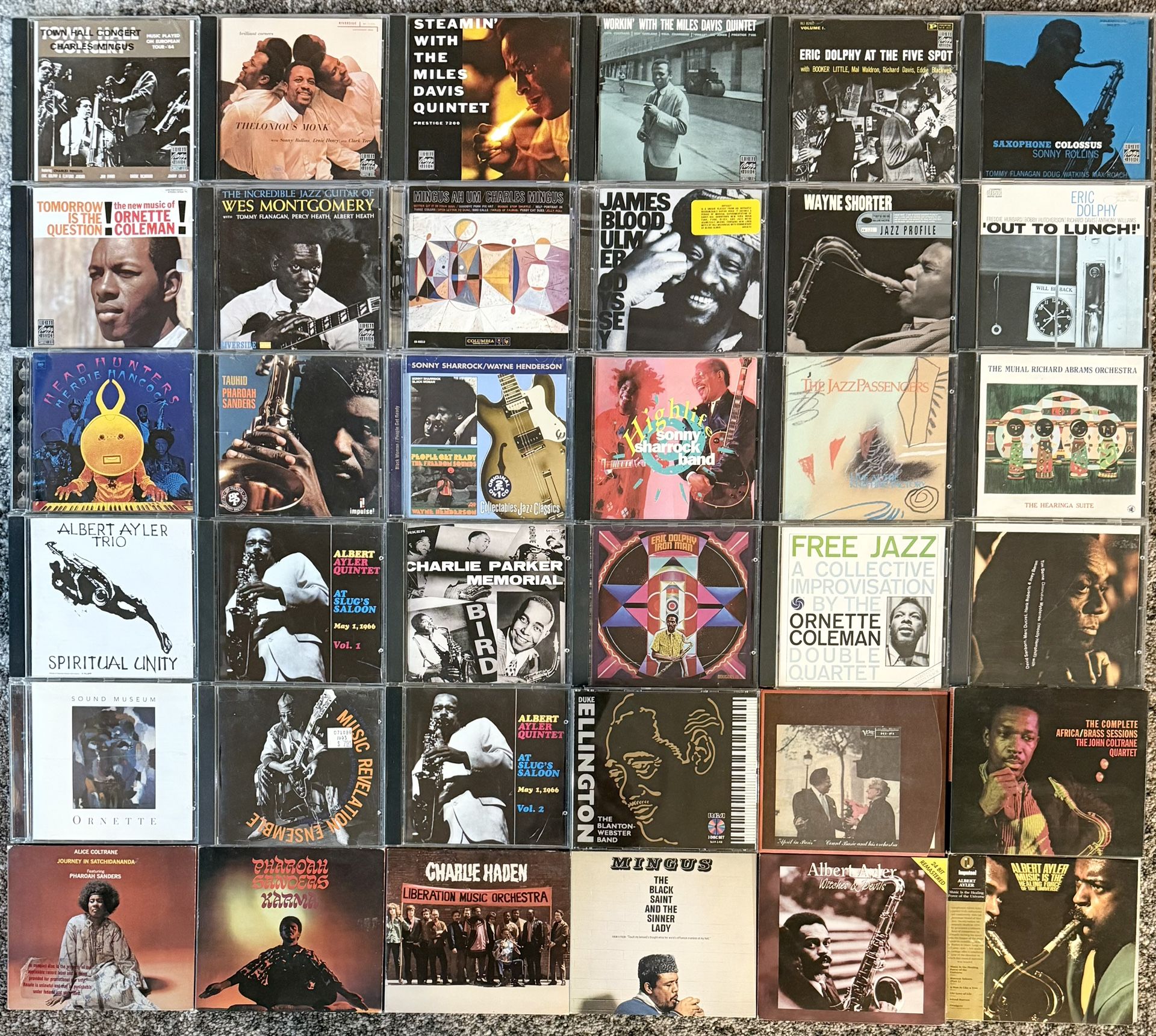 Fantastic Lot Of 36 Original Jazz/Inprovisational CDs