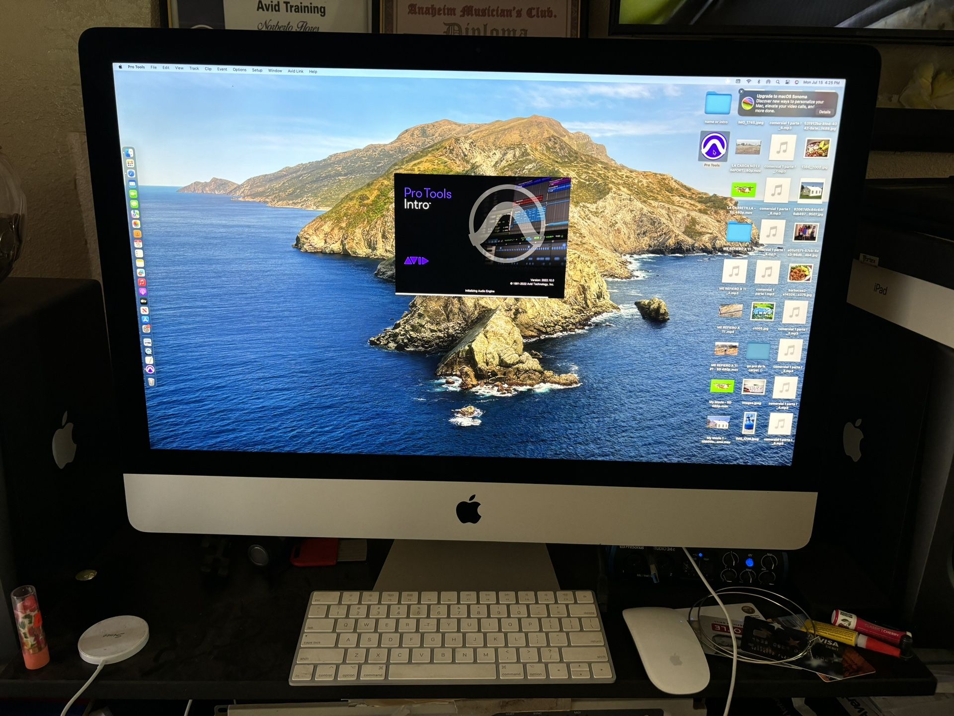 iMac 27 Protools And Kee And Interface