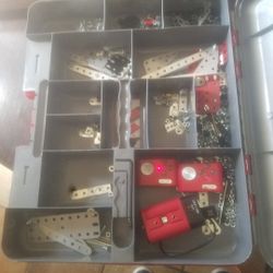 Erector Set   Spare Parts With  Couple  Remote Controls  