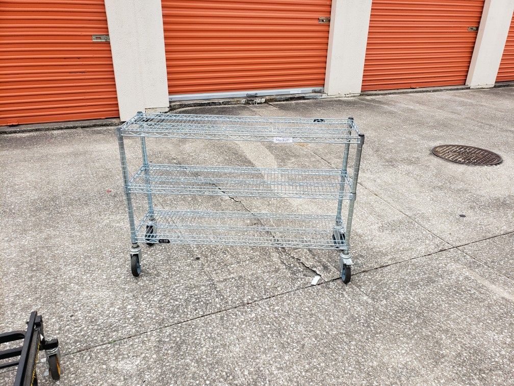 3  shelf wire bakers rack