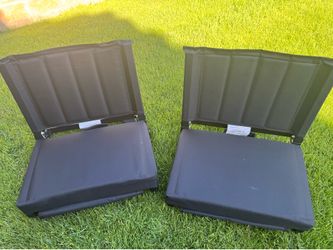 Stadium Seats for Bleachers with Back Support, Bleacher Seats with Backs and Cushion Wide, Padded Portable Folding Comfort Stadium Chair with Shoulder