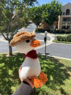 Crochet Goose Cowboy