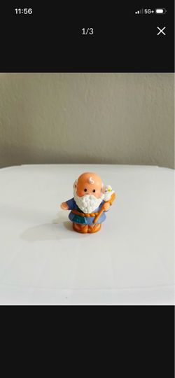 Little People Noah With Dove Blue Robe