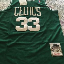 Boston Celtics Larry Bird Jersey Brand New With Tags 