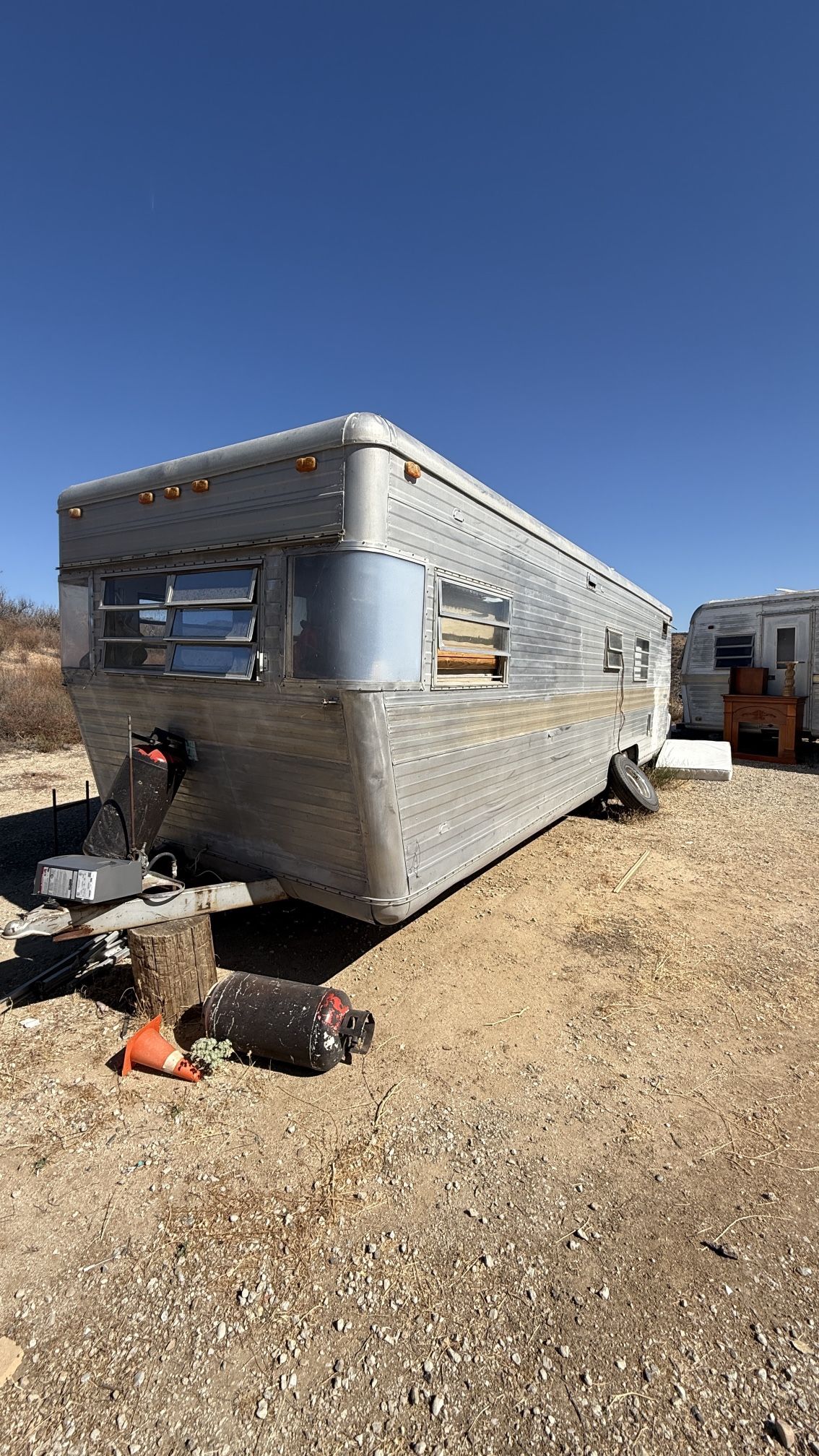 Trailer With Paint Equipment 