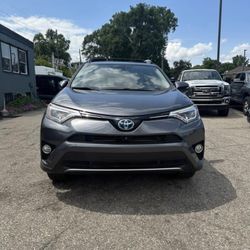 2017 GRAY TOYOTA RAV4 HV LIMITED ᒪOᗯ ᗰIᒪEᔕ 🅜🅞🅞🅝🅡🅞🅞🅕 🄻🄴🄰🅃🄷🄴🅁 S͎U͎V͎ Gᗩᔕ ᔕᗩᐯEᖇ D͜͡E͜͡P͜͡E͜͡N͜͡D͜͡A͜͡B͜͡L͜͡E͜͡