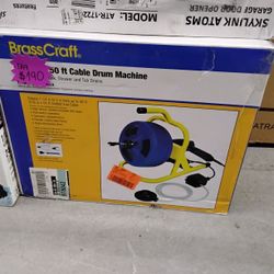 5/16 in. x 50 ft. Cable Drum Machine

