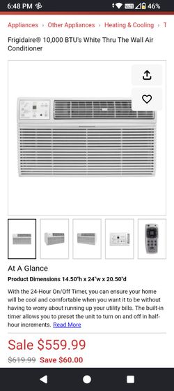 Frigidaire 10,000 BTU Through-the-Wall Air Conditioner