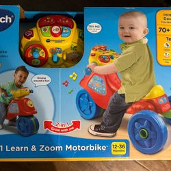 Vtech Toddler Walker,motorbike & Scooter
