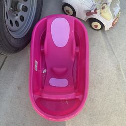 Pink Baby Bath Tub 