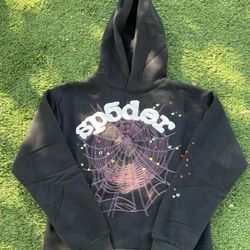 Sp5der Black Hoodie 