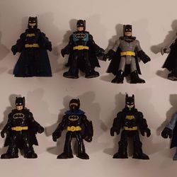 FISHER PRICE IMAGINEX BATMAN ACTION FIGURE LOT DC COMICS