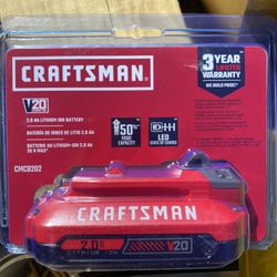 20v Craftsman Battery