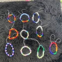 Assorted Glass Bead Bracelets