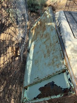 Old Metal Security Door